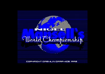 Nigel Mansell's World Championship (UK) (128K) (2 faces) (1993) screen shot title
